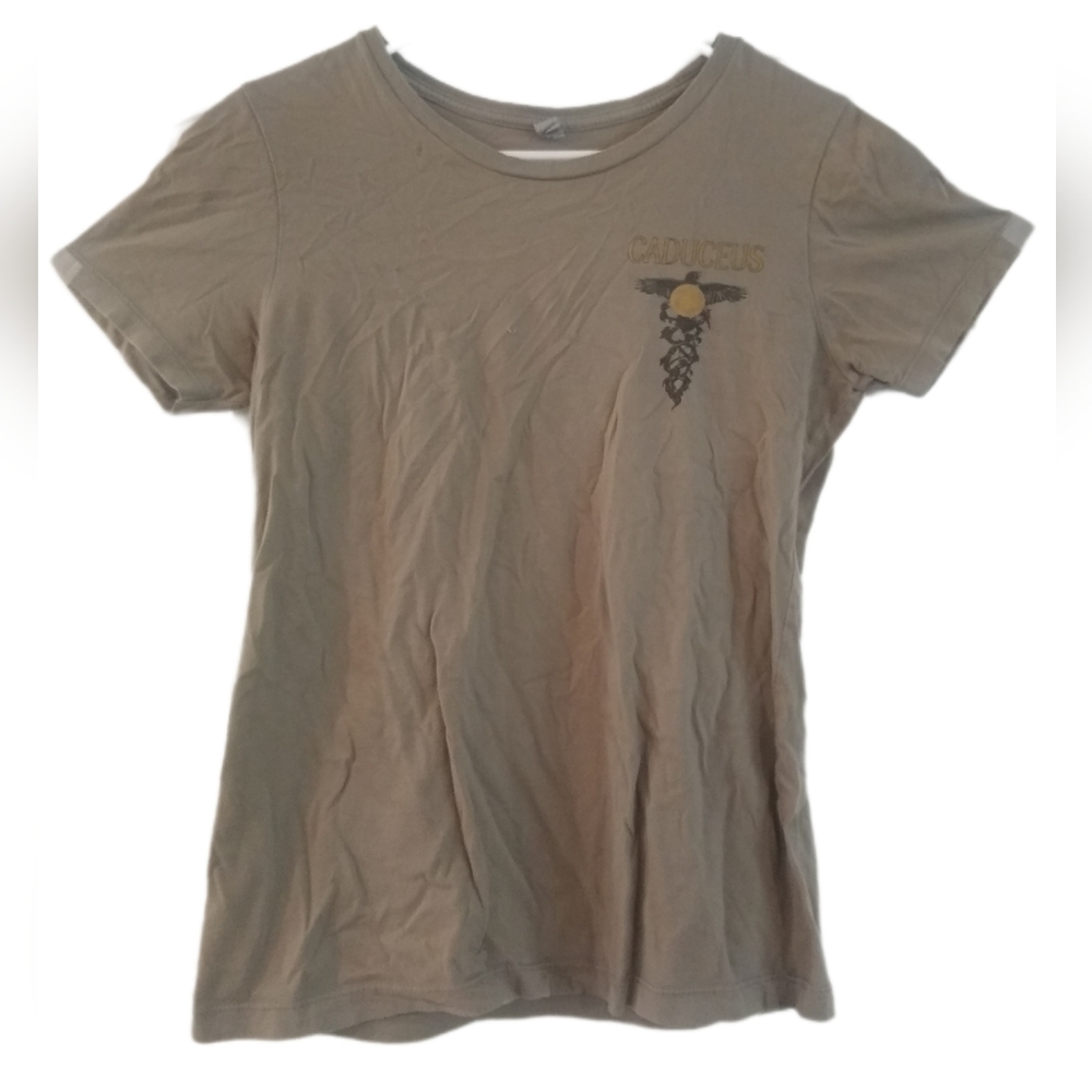 Well worn, Next Level T-shirt, in medium.